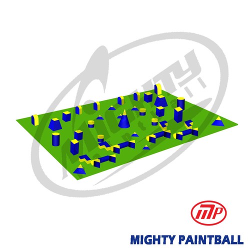 Paintball field 7 man - field,