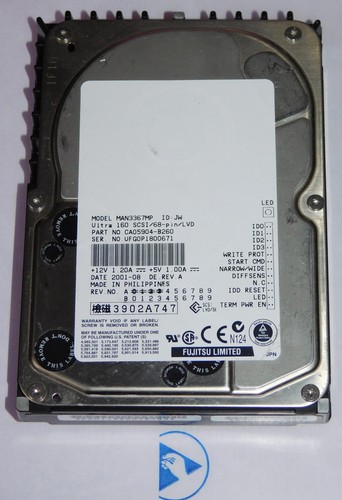 Fujitsu man3367mp 36gb 68pin - man3367mp,